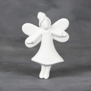 Ceramic Bisque Open Arms Angel
