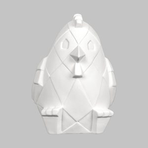 Ceramic Bisque Chicken Facet-ini