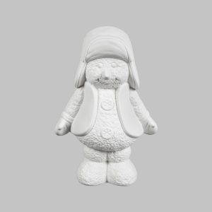 Ceramic Bisque Eddie Snowman - Case of 6