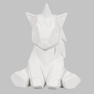 Ceramic Bisque Unicorn Facet-ini - Case of 6