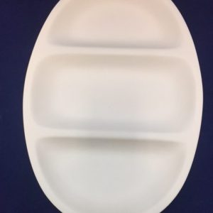 3 Section Divided Platter