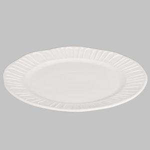 Stoneware Fluted Salad Plate