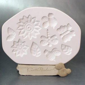 Cute Flower Sprig for Clay Building