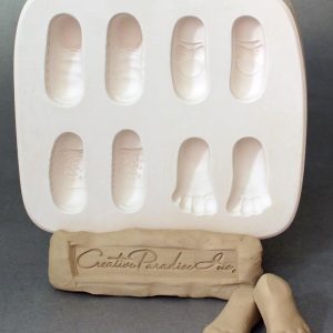 Cartoon Feet Sprig for Clay Work