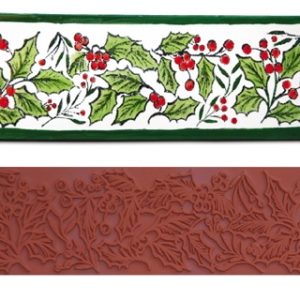 Holly Border Stamp
