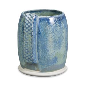 SW-108 Green Tea Over SW-105 Frost Blue Stoneware Combination