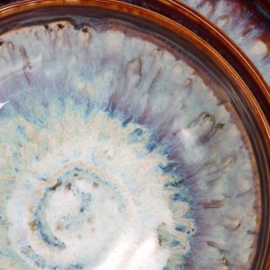 SW-176 Sandstone Over SW-167 Sand & Sea Over SW-203 Root Beer Stoneware Combination