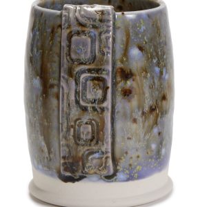 SW-176 Sandstone Over SW-170 Blue Hydrangea Stoneware Combination