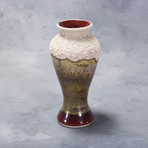 SW-405 Light Magna Over SW-128 Cordovan Over SW-401 Light Flux Stoneware Combination