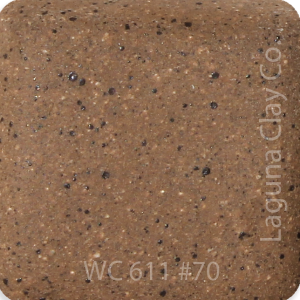 WC-611 Brown W/Specs cone 6 mid range clay - 50 lbs