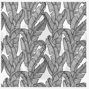 Continuous Fronds Designer Silk Screen