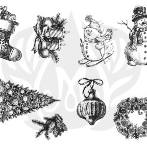 Winter Holiday - Designer Silk Screen