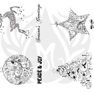 Seasons Greetings Designer Silk Screen