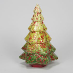 Ceramic Bisque Faceted Tree - Case of 4