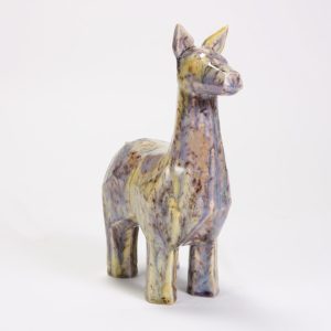 Ceramic Bisque Faceted Llama