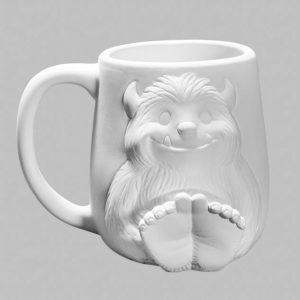 Ceramic Bisque Yeti Mug - Case of 6