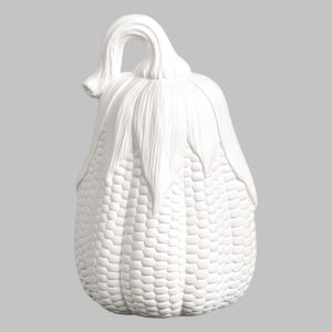 Ceramic Bisque Tall Corn Pumpkin - Case of 6