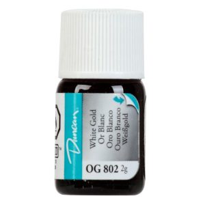 White Gold Over Glaze