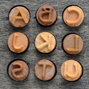 Prints Charming Upper Case Font Set