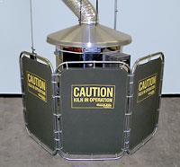 Safety Screen for kiln firing (3 Panel)