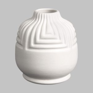 Stoneware Rounded Bud Vase