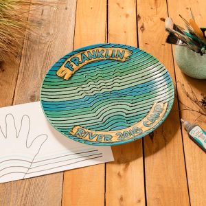 Ceramic Bisque Coupe Charger - Case of 6