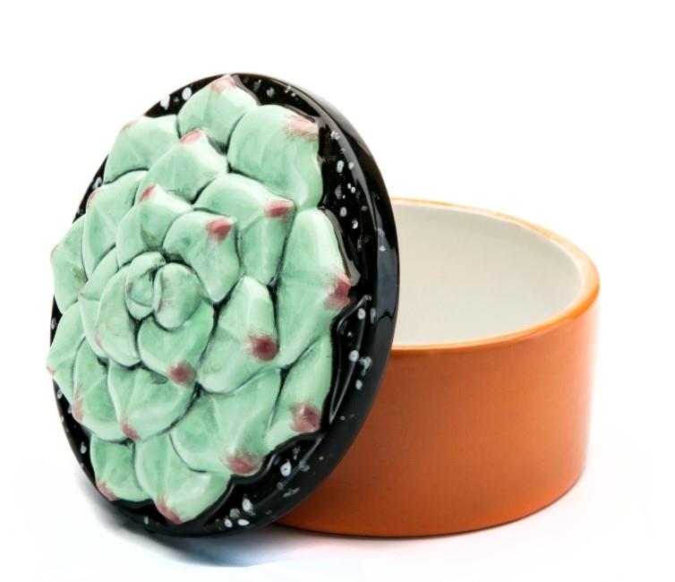 Ceramic Bisque Ready To Paint Succulent Box #2 37488