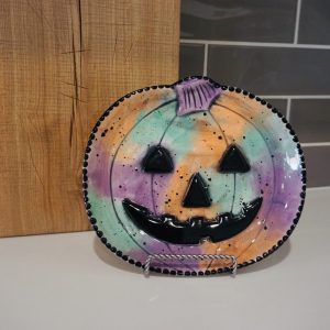 Ceramic Bisque Ready To Paint Large Pumpkin Plate - Case of 6 39645