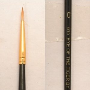 Dynasty Brush Eye of the Tiger Round #0 Dyn-615-0