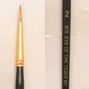 Dynasty Brush Eye of the Tiger Round #2 Dyn-615-2