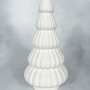 Ceramic Bisque Vintage Fluted Tree - Case of 6