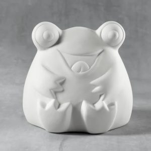 Ceramic Bisque Frog Bankable - Case of 6