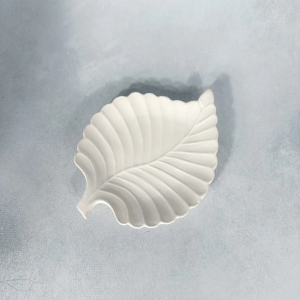 Stoneware Leaf Dish