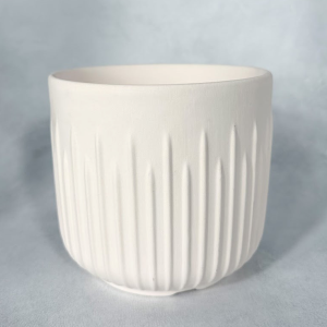 Stoneware Embossed Planter