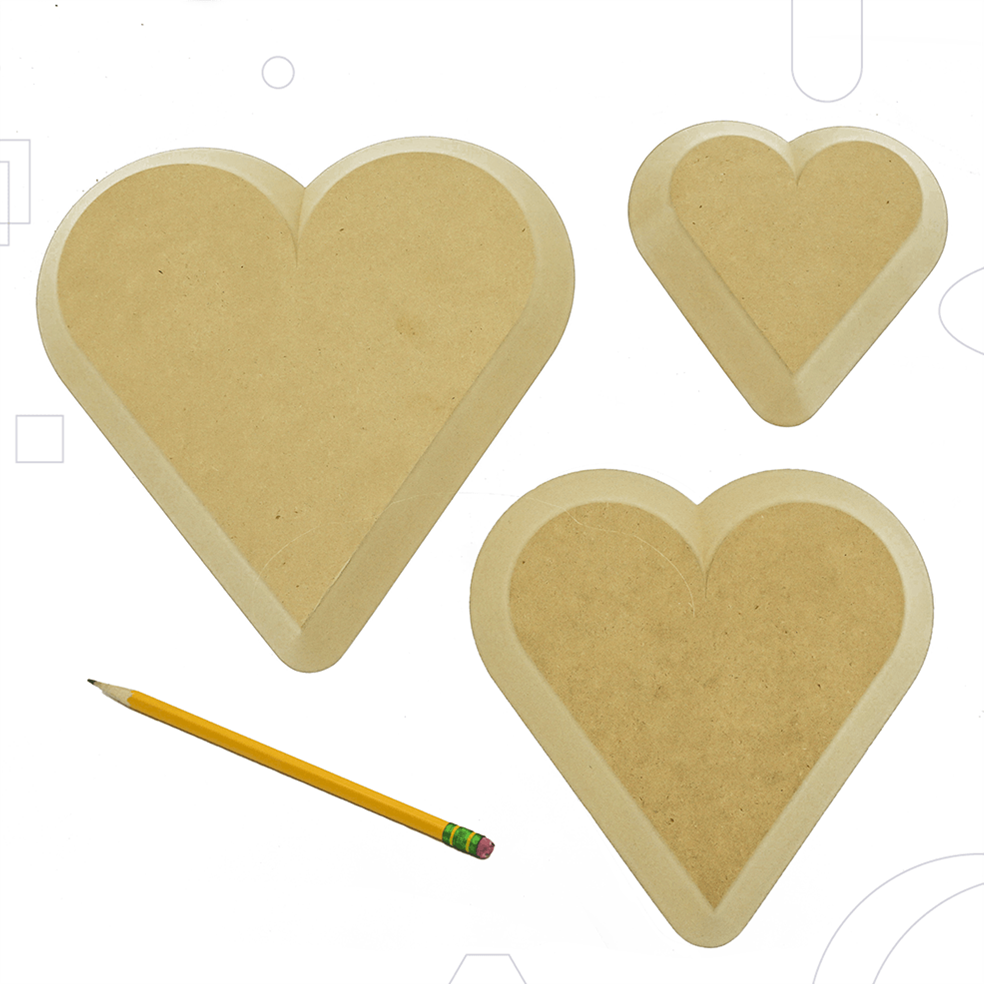 GR Pottery Forms Heart Variety Pack Set