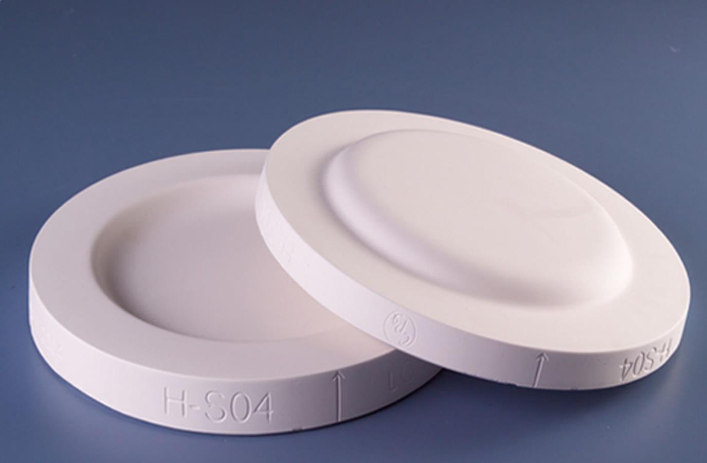 Slump & Hump Molds Lg. Plate Slump-Hump Set for Clay Building H-S04