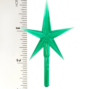 Modern Pointed Green Star Medium