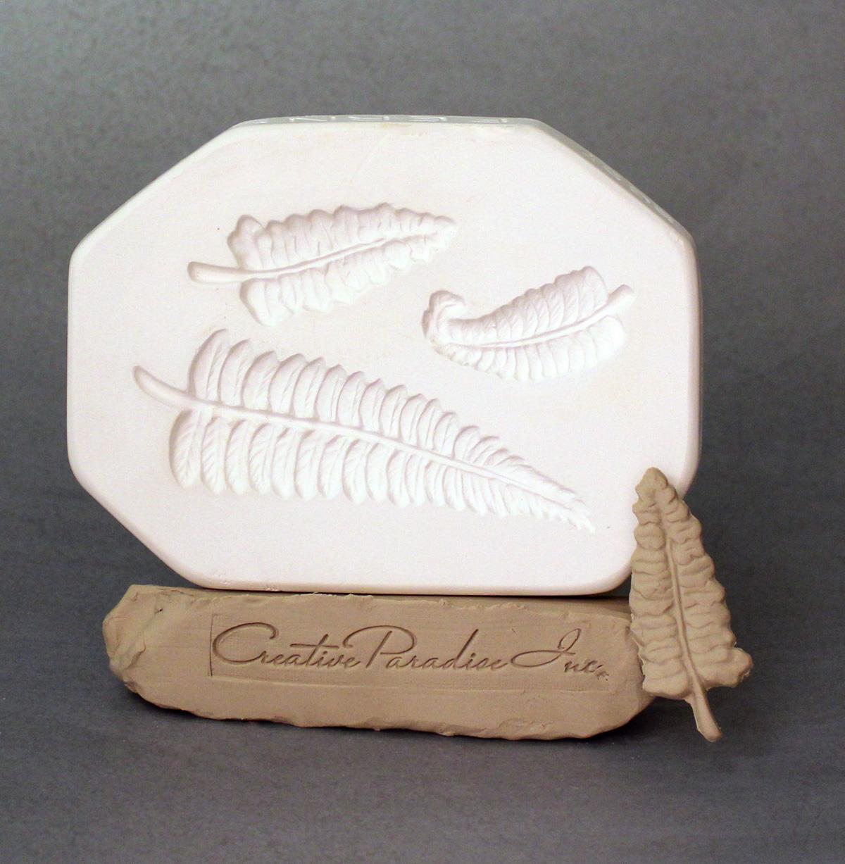 Sprig Mold for Clay Building Fern SG057