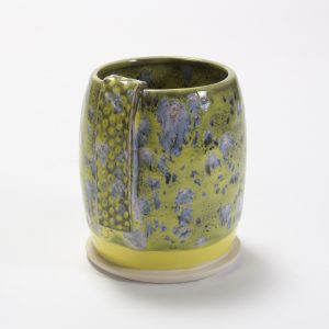 SW-502 Yellow Gloss Over SW-156 Galaxy Stoneware Combination