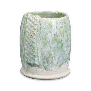 SW-108 Green Tea Over SW-118 Sea Salt Stoneware Combination