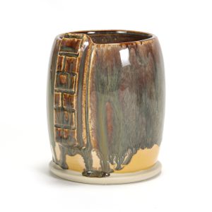 SW-133 Copper Ore Over SW-168 Coral Sands Stoneware Combination