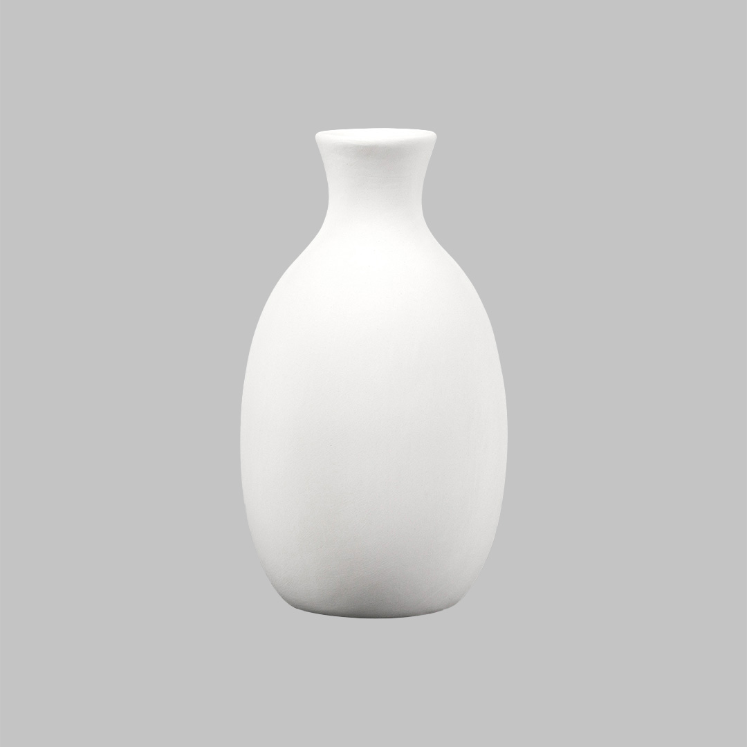 Ceramic Bisque Blossom Vase