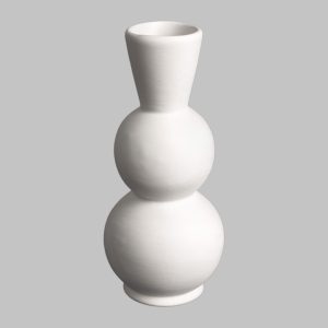 Stoneware Curvy Vase