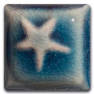 Ocean Teal Crackle Mid-Range Glaze